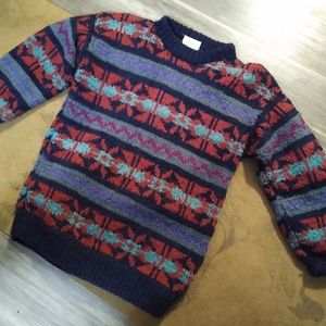100% wool sweater